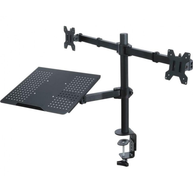 Desk mount for 2 monitors LED/LCD 13-27