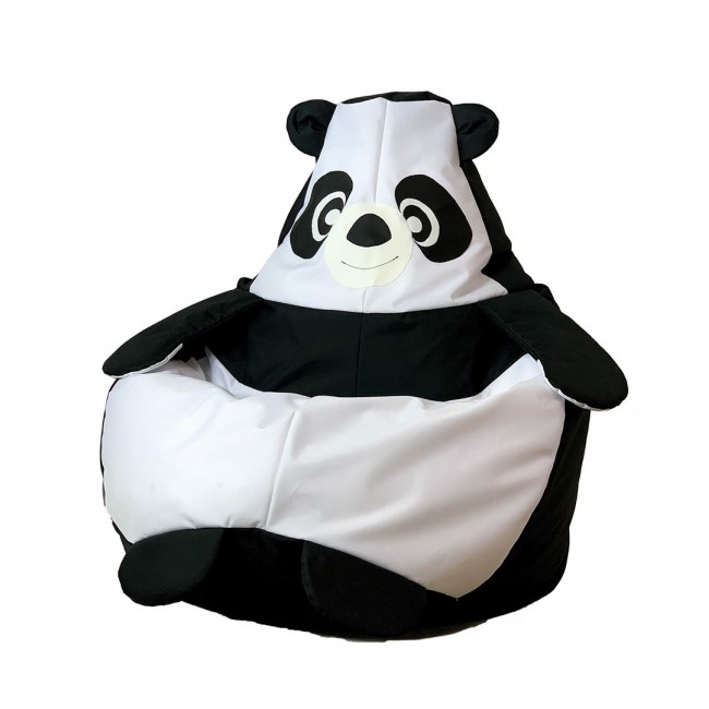 Sako bag pouffe Panda black and white L 105 x 80 cm