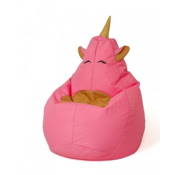 Unicorn pink L 105 x 80 cm Sako bag pouffe