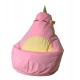 Unicorn pink XL 130 x 90 cm Sako bag pouffe