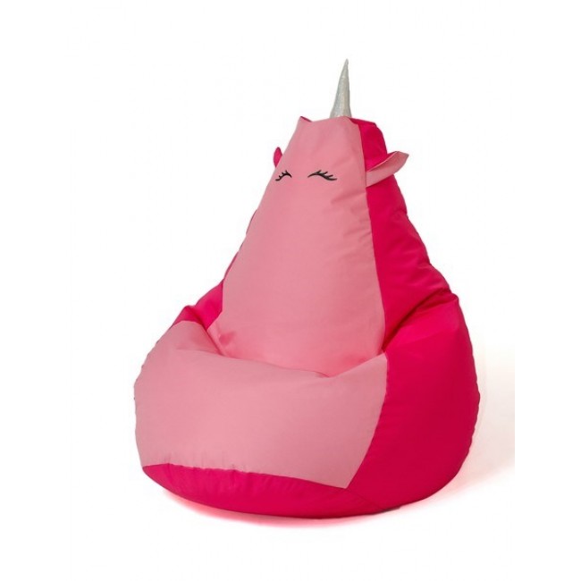 Sako bag pouf Unicorn pink-light pink L 105 x 80 cm