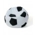 Sako bag pouffe ball white-black L 80 cm