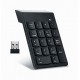 Gembird KPD-W-02 numeric keypad Notebook/PC Bluetooth Black