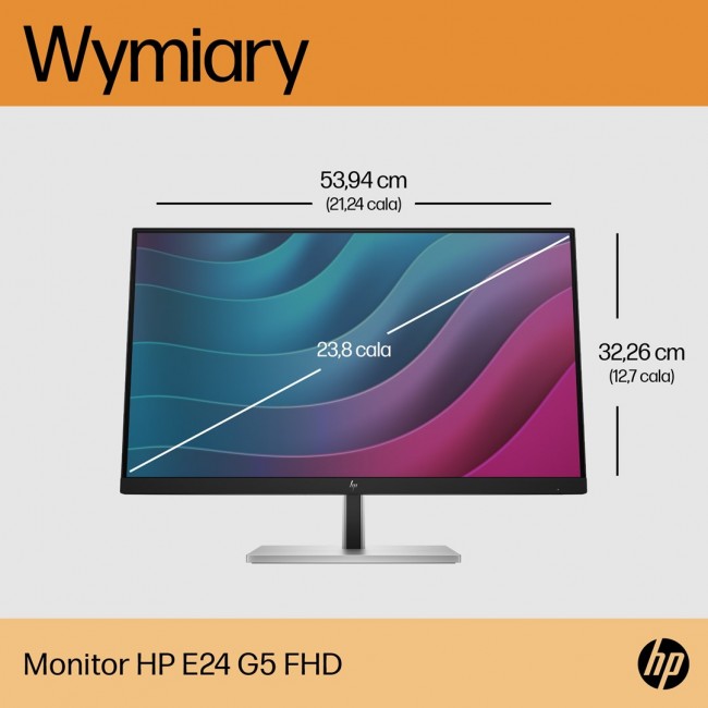 HP E-Series E24 G5 computer monitor 60.5 cm (23.8
