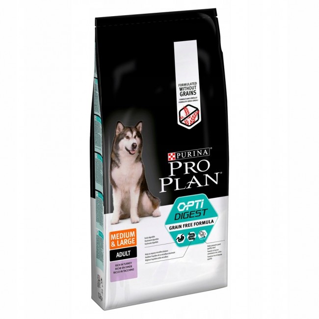 PURINA Pro Plan Medium&Large Adult Sensitive Digestion Turkey - dry dog food - 12 kg