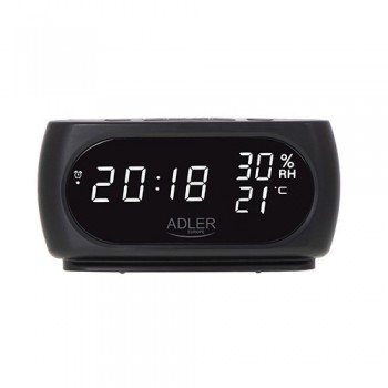 Adler AD 1186 alarm clock Digital alarm clock Black