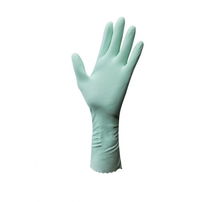 Vileda Extra Sensation Household gloves Green Cotton, Latex 1 pc(s)