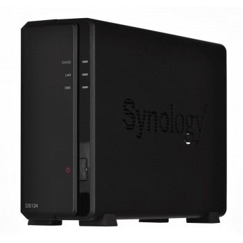 Synology DiskStation DS124 NAS/storage server Desktop Ethernet LAN Black RTD1619B