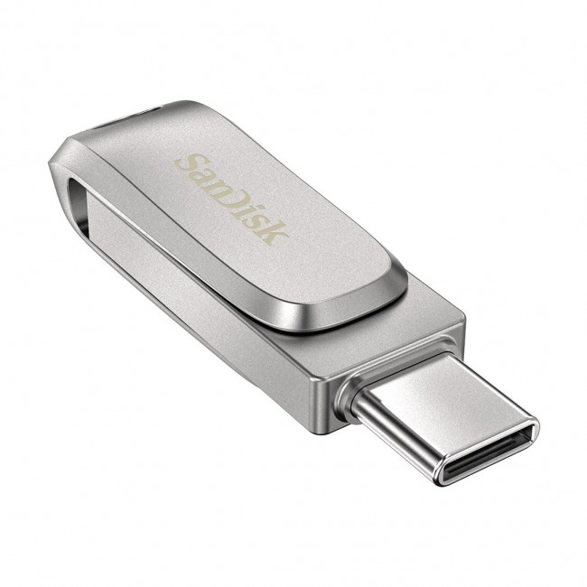 SanDisk Ultra Dual Drive Luxe USB flash drive 1000 GB USB Type-A / USB Type-C 3.2 Gen 1 (3.1 Gen 1) Stainless steel