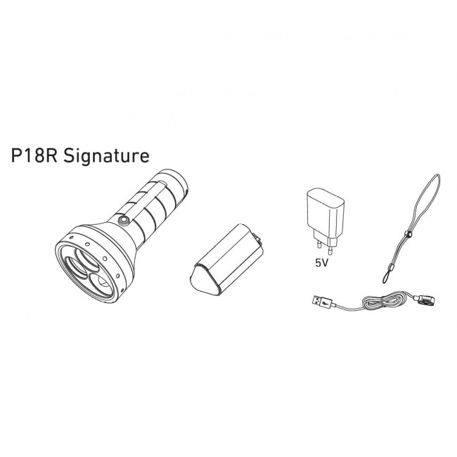 Ledlenser P18R Signature LED Flashlight