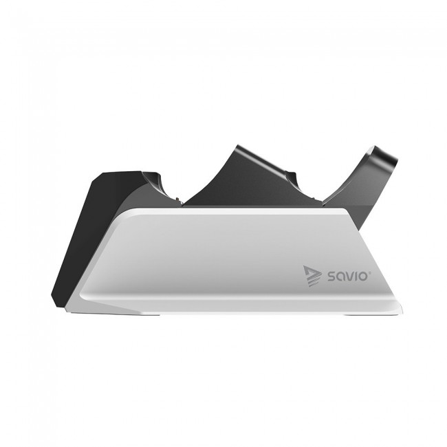 SAVIO GCS-01 Dual charging station for PS5 pads, Dual Sense, USB, black