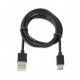 iBox IKUMTC USB cable 1 m USB 3.2 Gen 1 (3.1 Gen 1) USB A USB C Black