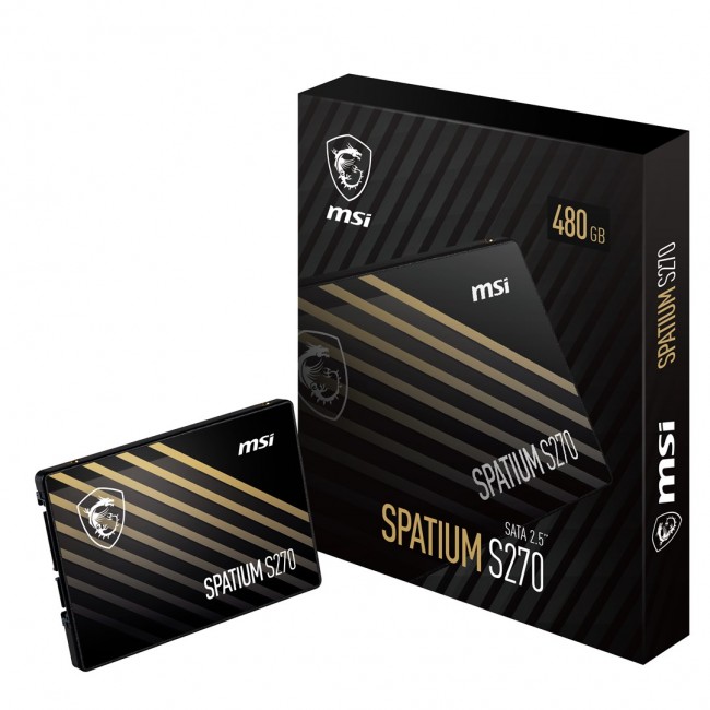 MSI SPATIUM S270 SATA 2.5 480GB internal solid state drive 2.5