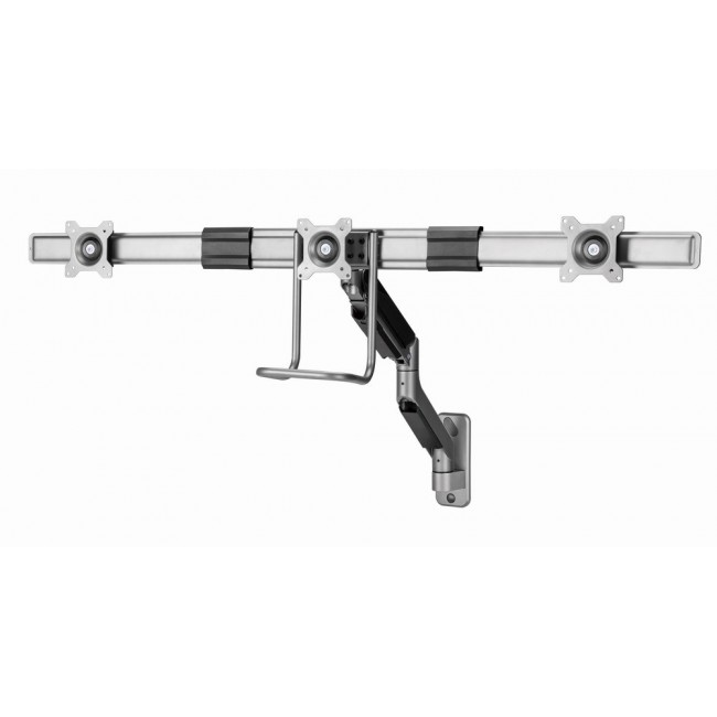 Gembird MA-WA3-01 Adjustable wall 3-display mounting arm, 17 -27 , up to 6 kg