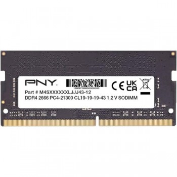 Computer memory PNY MN8GSD42666-SI RAM module 8GB DDR4 SODIMM 2666MHZ