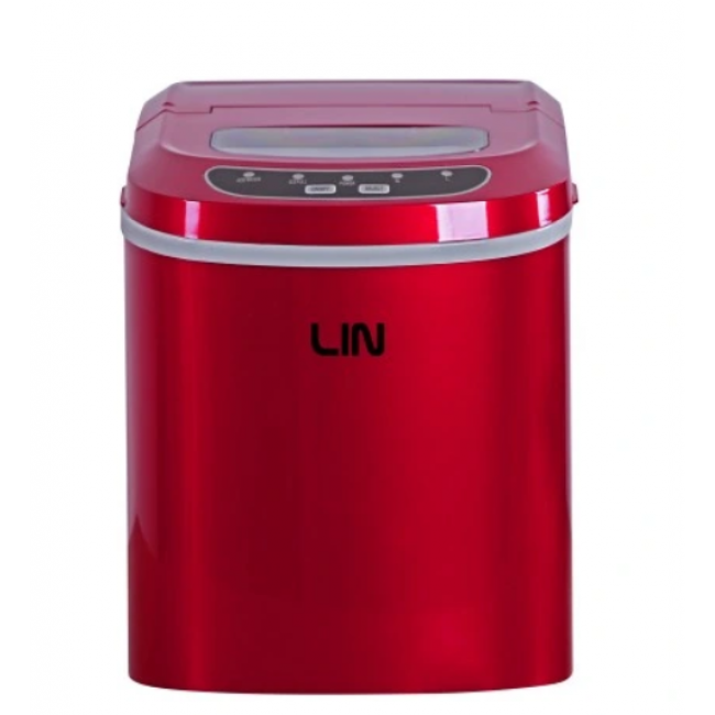 Portable ice cube maker LIN ICE PRO-R12 red