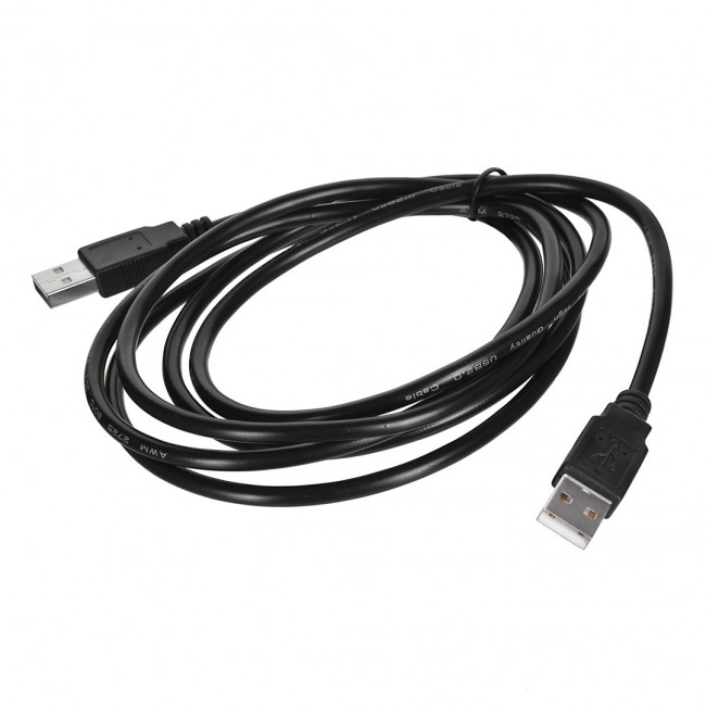 Lanberg CA-USBA-20CU-0018-BK USB cable 1.8m 2.0 USB A Black