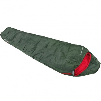 High Peak Black Arrow sleeping bag 220 x 80 x 50 cm green-red left 23054