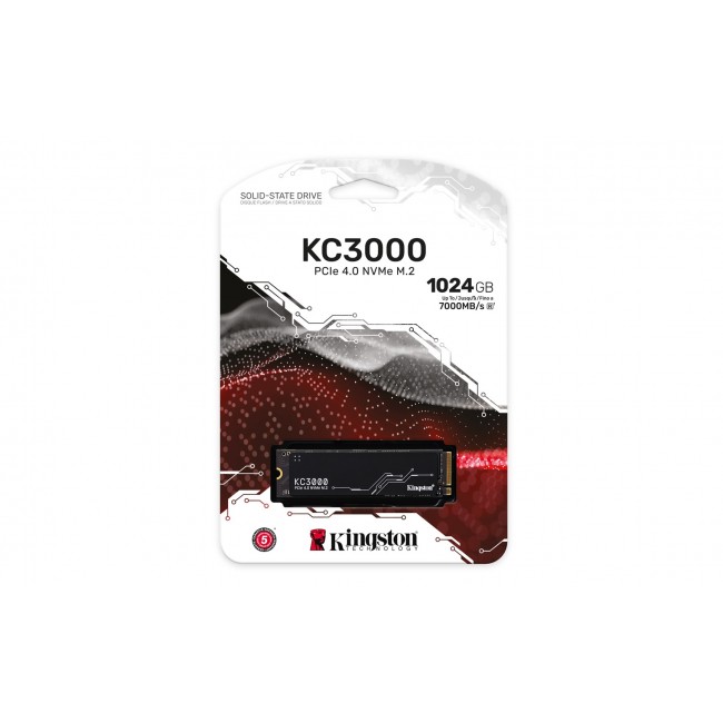 Kingston Technology KC3000 M.2 1024 GB PCI Express 4.0 3D TLC NVMe