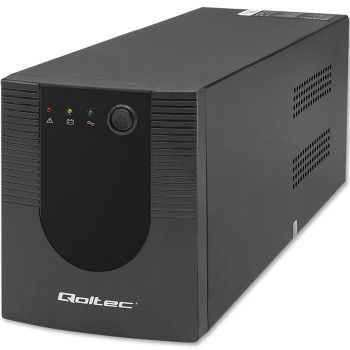 Qoltec 53776 uninterruptible power supply (UPS) Line-Interactive 1.5 kVA 900 W 4 AC outlet(s)