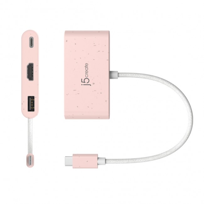 j5create JCA379ER - USB-C to HDMI & USB Type-A with Power Delivery