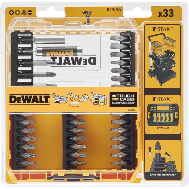 DeWALT DT70709-QZ screwdriver bit 33 pc(s)