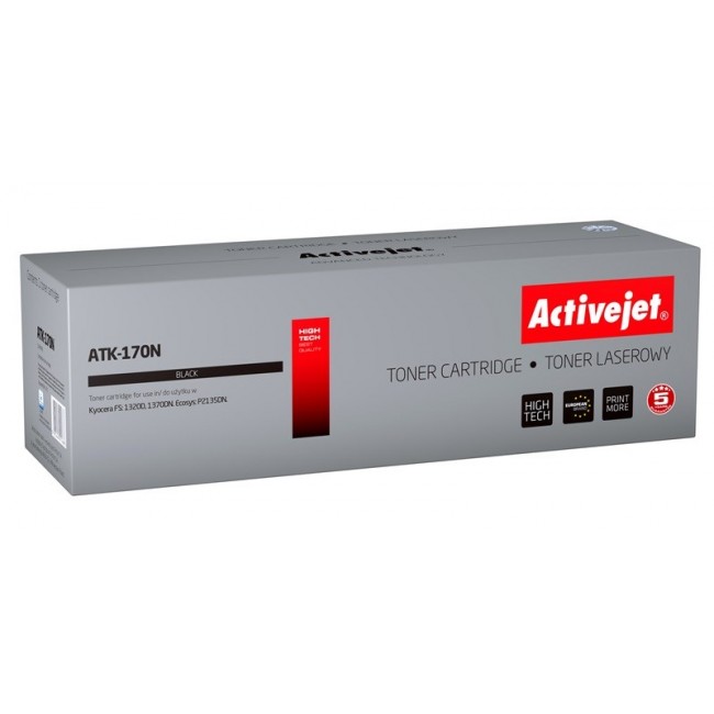 Activejet ATK-170N Toner Cartridge (replacement for Kyocera TK-170 Supreme 7200 pages black)