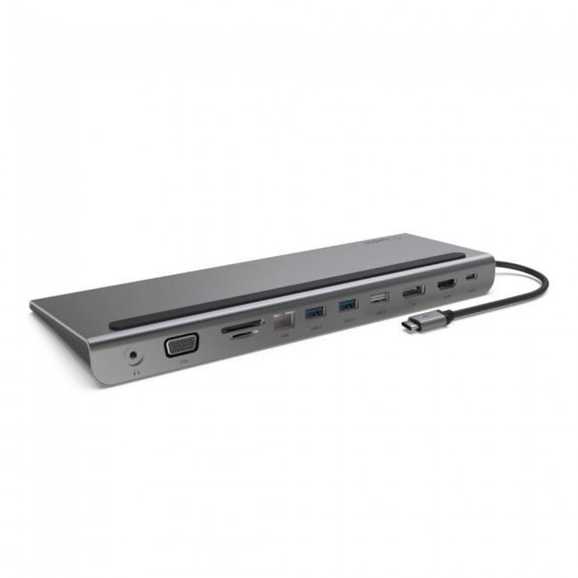 Belkin INC004BTSGY notebook dock/port replicator Wired USB 3.2 Gen 1 (3.1 Gen 1) Type-C Black, Grey