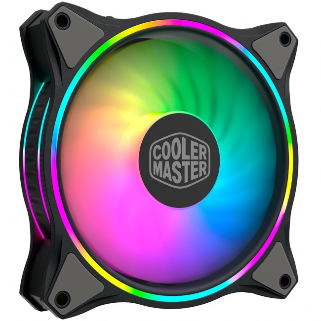 Cooler Master MasterFan MF120 Halo 3in1 Computer case Fan 12 cm Black, Grey