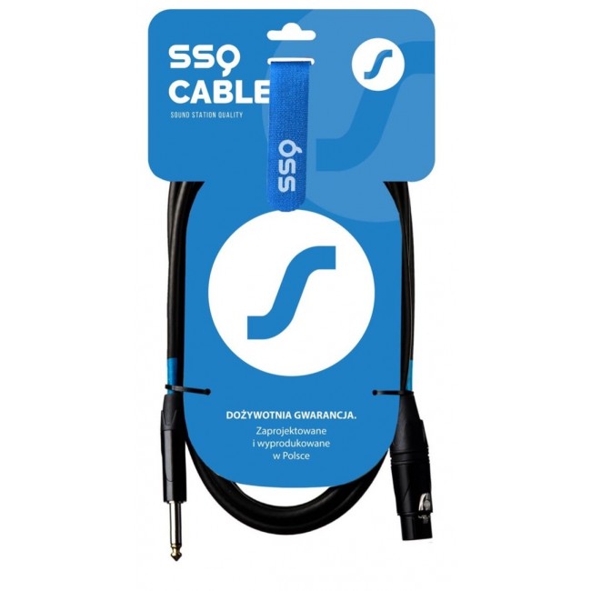 SSQ Cable XZJM2 - Jack mono - XLR female cable, 2 metres