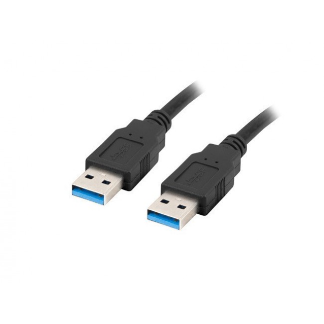 Lanberg CA-USBA-30CU-0018-BK USB cable 1.8m 3.0 USB A Black
