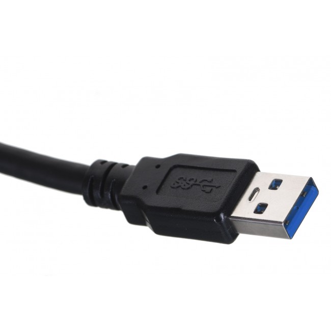 Lanberg CA-USBA-30CU-0018-BK USB cable 1.8m 3.0 USB A Black