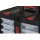 Toolbox KETER Stack'N'Roll (17210831/253380) with 3 organizers Black