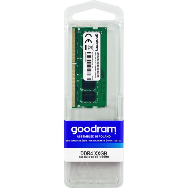 Goodram GR2666S464L19S/16G memory module 16 GB 1 x 16 GB DDR4 2666 MHz