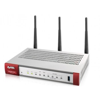 Zyxel USG20W-VPN-EU0101F wireless router Gigabit Ethernet Dual-band (2.4 GHz / 5 GHz) Grey, Red
