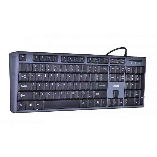 Keyboard + mouse Set IBOX IKMS606 (USB 2.0 (US) black color Optical 800 DPI)
