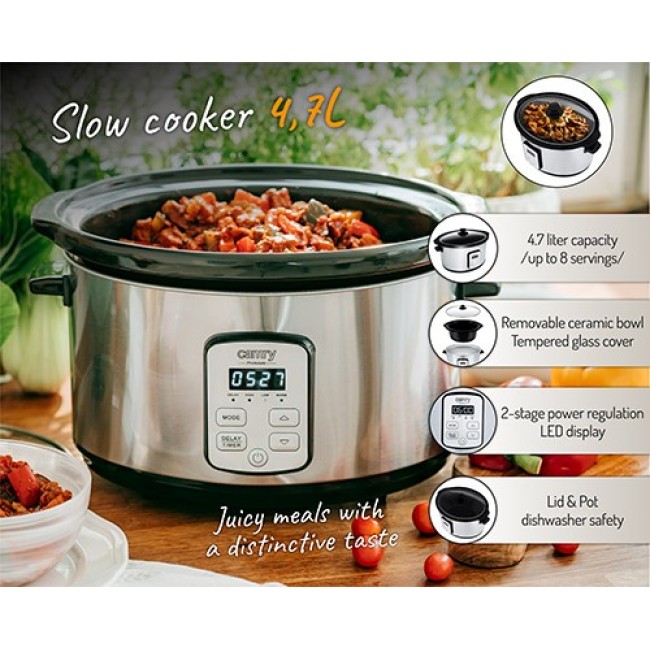 CAMRY CR 6414 SLOW COOKER