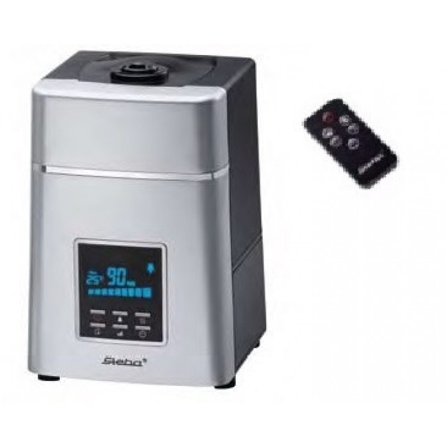Steba LB 5 humidifier Ultrasonic 6 L Black, Silver 140 W