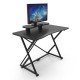 Techly Gaming Desk for PC with Angular Ergonomic Edge Black