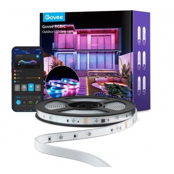 Govee H6172 Outdoor 10m LED Strip Wi-Fi, Bluetooth, RGBIC, IP65