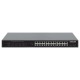 Intellinet 24-Port Gigabit Ethernet PoE+ Switch with 2 SFP Ports IEEE 802.3at/af (PoE+/PoE) Compliant, PoE Power Budget of 370 W, Two 1G SFP Open Slots, 19