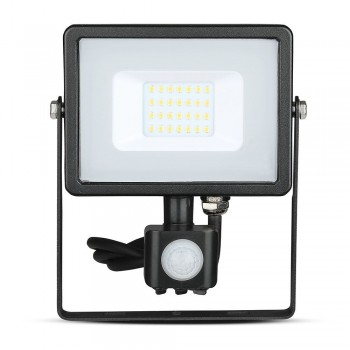 V-TAC LED floodlight with motion sensor 20W 3000K 1600lm