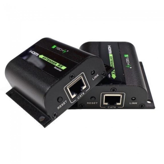 Techly Extender HDMI Full HD on cable Cat.5E / 6 / 6A / 7 max 60m Autoregulated IDATA EXT-E70I
