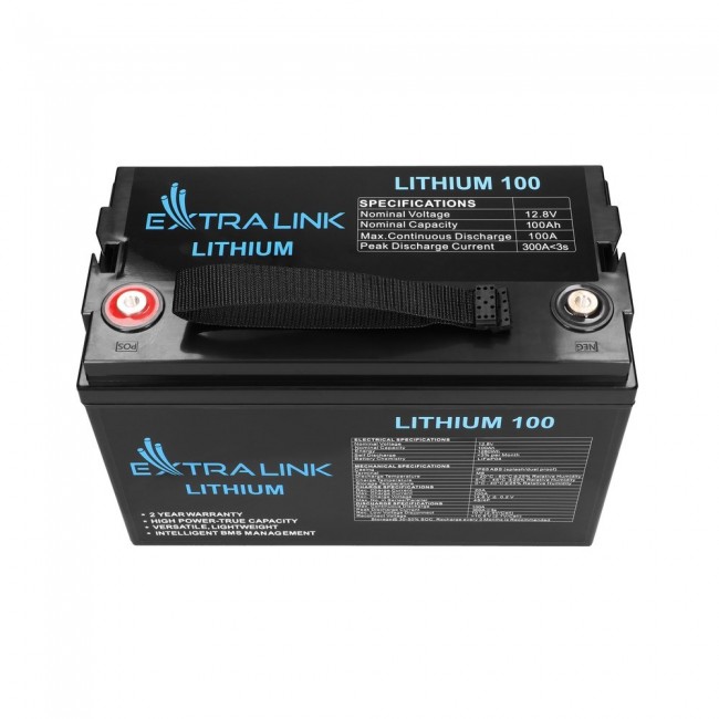 Extralink EX.30455 industrial rechargeable battery Lithium Iron Phosphate (LiFePO4) 100000 mAh 12.8 V