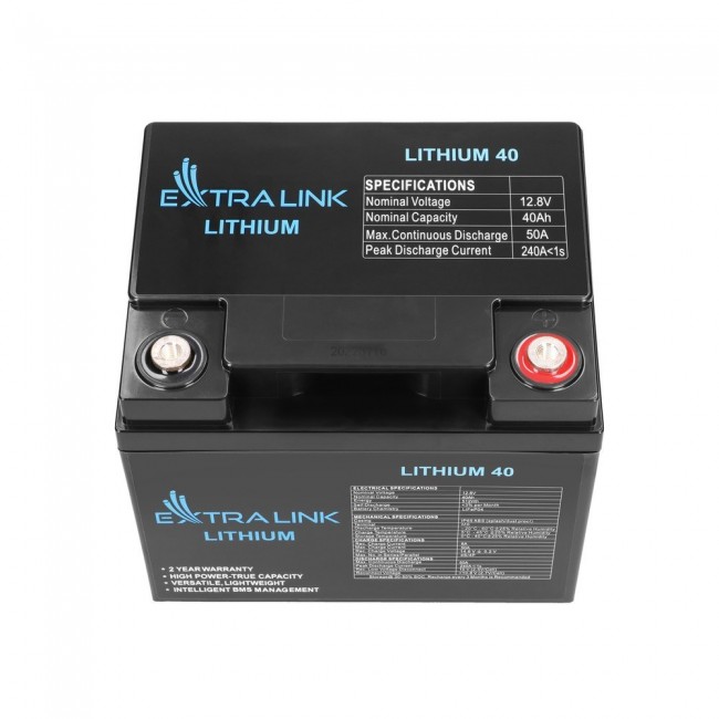Extralink EX.30431 industrial rechargeable battery Lithium Iron Phosphate (LiFePO4) 40000 mAh 12.8 V