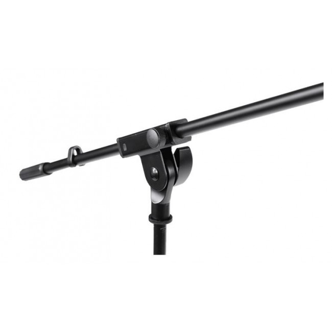 Caymon CST320/B Microphone stand with foldable legs and boom arm