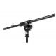 Caymon CST320/B Microphone stand with foldable legs and boom arm