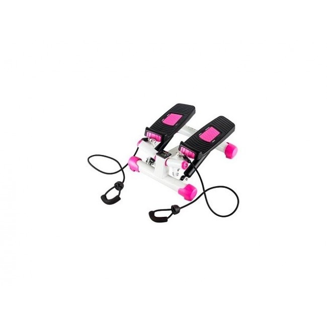 Diagonal stepper with cables white and pink HMS S3033
