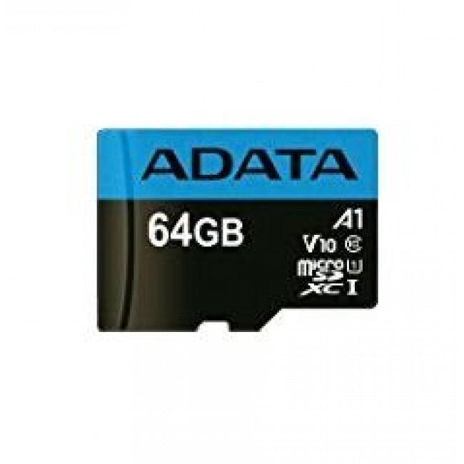 ADATA 64GB, microSDHC, Class 10 UHS-I