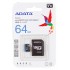 ADATA 64GB, microSDHC, Class 10 UHS-I